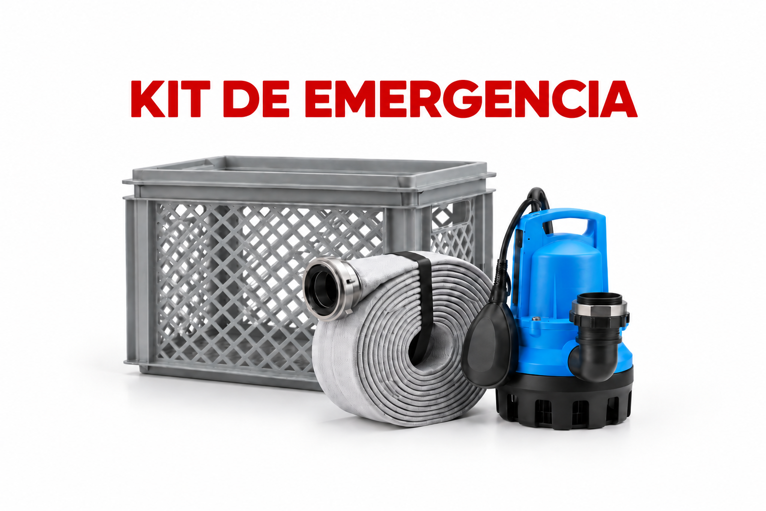 Kit de Emergencia para Inundaciones FLUT-SET con Bomba Sumergible